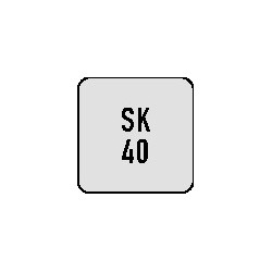 Anzugsbolzen ISO 7388 3 Form AD SK40 m.Bohr.TECWERK Anzugsbolzen ISO 7388 3 Form AD SK40 m.Bohr.TECWERK