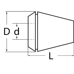 Spannzange Typ ER 11 4008 E Spann D.3mm TECWERK Spannzange Typ ER 11 4008 E Spann D.3mm TECWERK