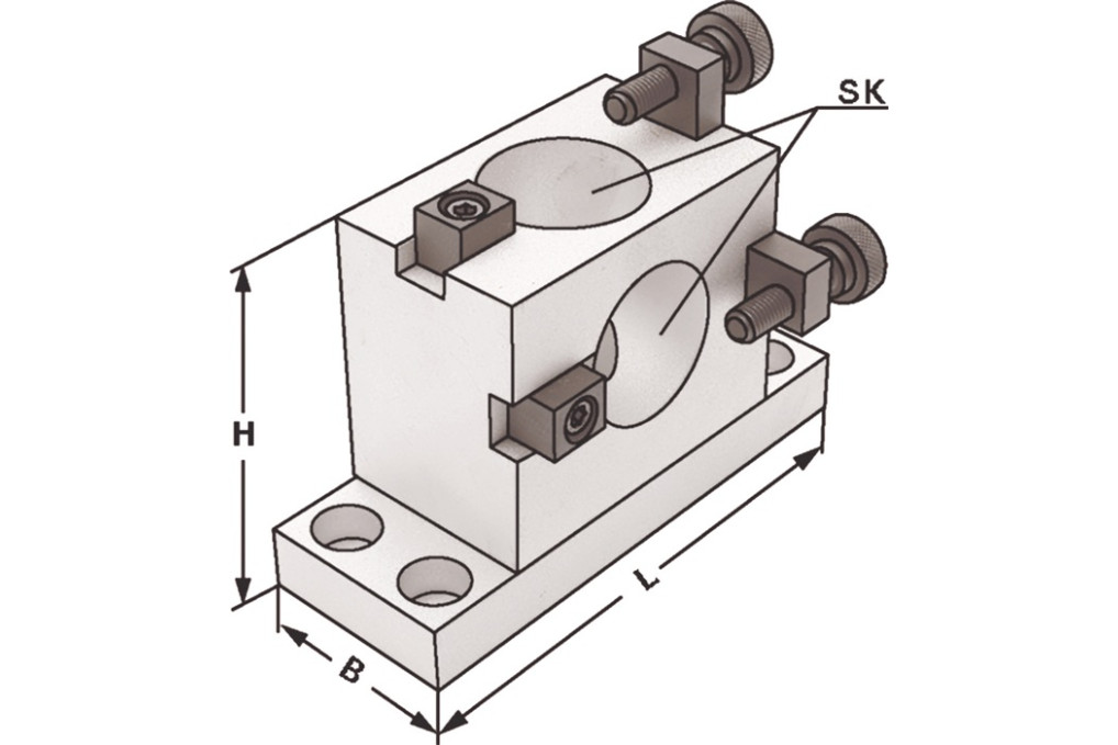 Montageblock SK40 Alu.TECWERK