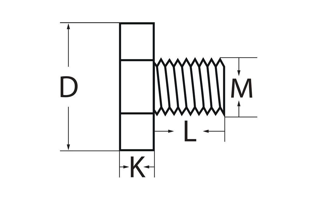 Fräseranzugsschraube M12 f.Spann D.27mm TECWERK
