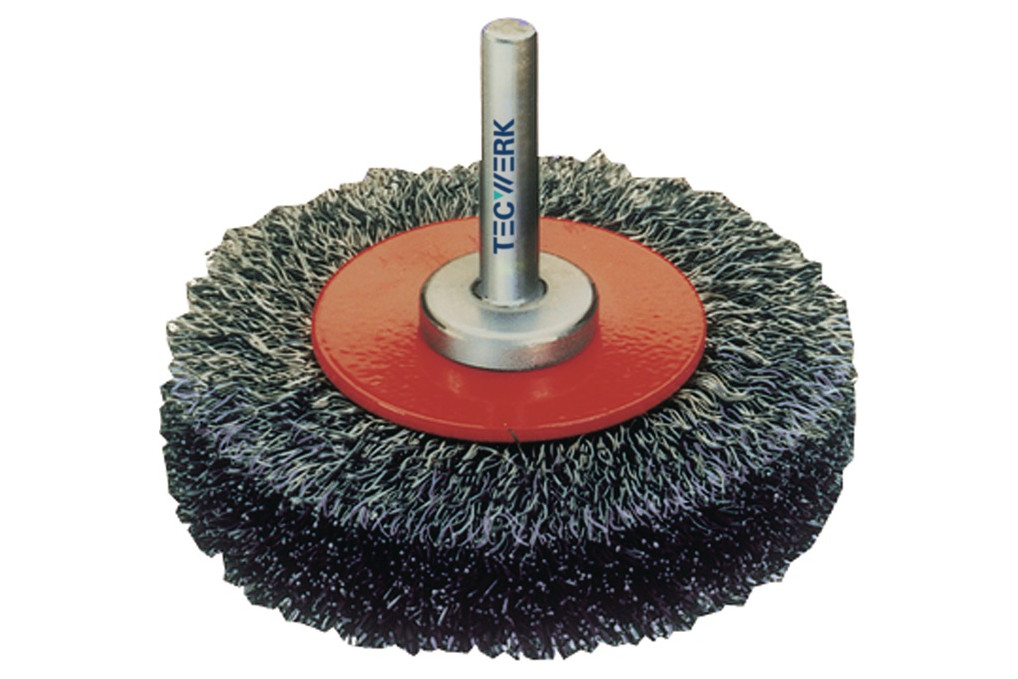 Rundbürste D.80mm Drahtstärke 0,3mm STA 19mm 15000min ¹ TECWERK