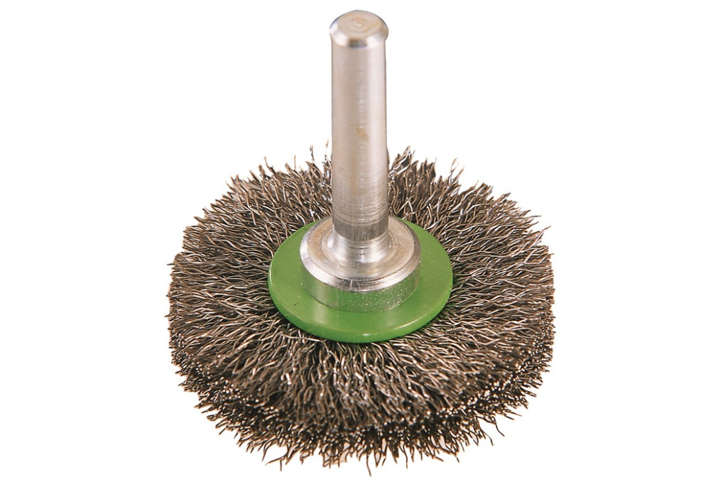 Rundbürste D.40mm Drahtstärke 0,2mm VA 11mm 18000min ¹ TECWERK