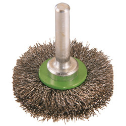 Rundbürste D.70mm Drahtstärke 0,3mm VA 18mm 15000min ¹ TECWERK