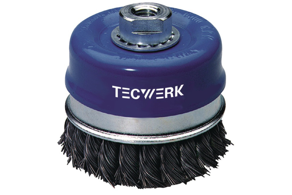 Topfbürste D.100mm Drahtstärke 0,5mm STA 8500min ¹ TECWERK Topfbürste D.100mm Drahtstärke 0,5mm STA 8500min ¹ TECWERK