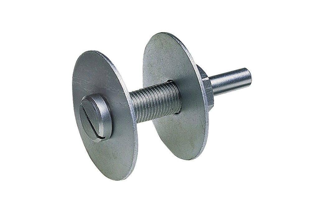 Spannschaft f.Grobreinigungsscheiben Schaft D.8mm f.Bohrungs D.13mm TECWERK Spannschaft f.Grobreinigungsscheiben Schaft D.8mm f.Bohrungs D.13mm TECWERK