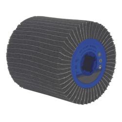 Satinierwalze Vlies Gewebe 100 fine braun Ø110xB100mm 19mm TECWERK