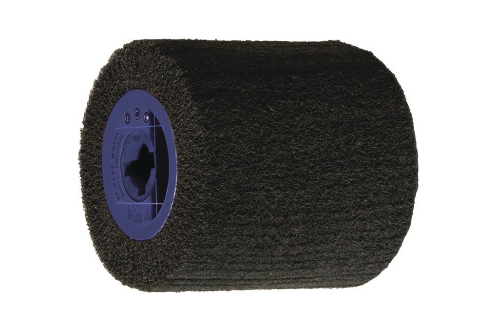 Satinierwalze Vlies 240 fine braun Ø110xB100mm 19mm TECWERK