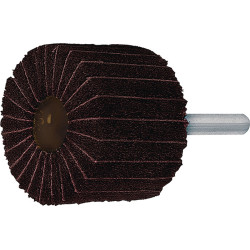 Fächerschleifer Ø80xH50mm K.80 AMED Kombi Vlies Korund Schaft D.6mm TECWERK