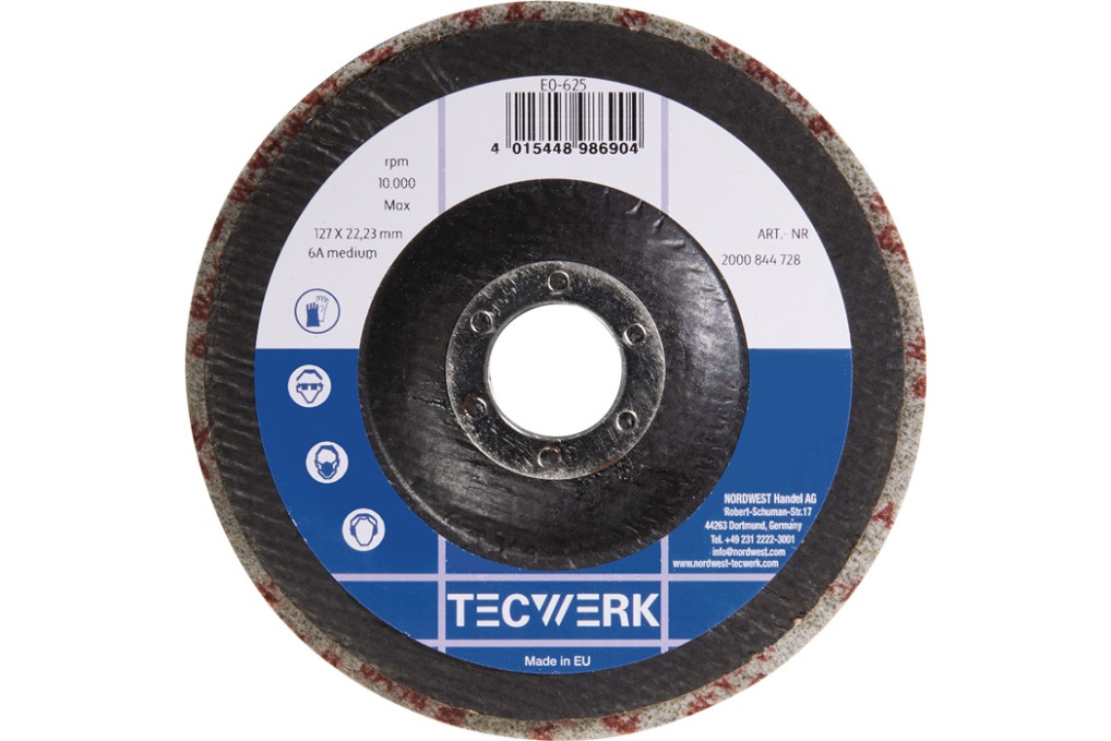Vlies Kompaktscheibe BUF014 D.125mm Bohr.22,23mm m.Fiberglasrücken anth.TW Vlies Kompaktscheibe BUF014 D.125mm Bohr.22,23mm m.Fiberglasrücken anth.TW