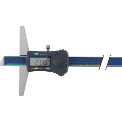 Tiefenmessschieber DIN 862 200mm dig.ger.Schiene TECWERK