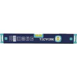 Wasserwaage 60cm Alu.silber m.Magnet ± 0,5 mm m TECWERK Wasserwaage 60cm Alu.silber m.Magnet ± 0,5 mm m TECWERK