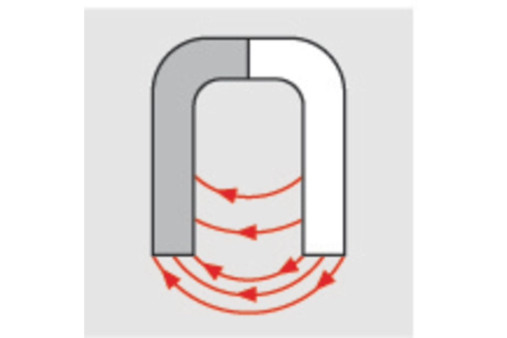 Wasserwaage 100cm Alu.silber m.Magnet ± 0,5 mm m TECWERK