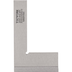 Winkel DIN 875 I Schenkel L.75x50mm m.Anschlag TECWERK Winkel DIN 875 I Schenkel L.75x50mm m.Anschlag TECWERK