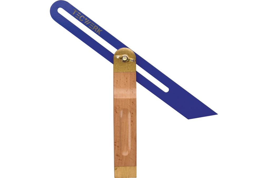 Schmiege Schienen L.250mm MS blau lack.TECWERK Schmiege Schienen L.250mm MS blau lack.TECWERK