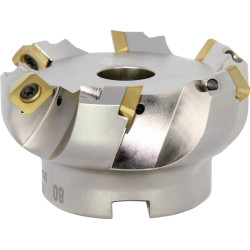 Planfräser D.80mm vern.m.IK Z.5 SE1204 AF TECWERK