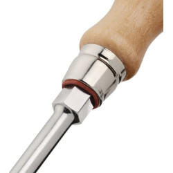 Schraubendreher Schneiden B.4,5mm Klingen L.90mm Holzgr.Rundkl.6KT. Ans.TECWERK