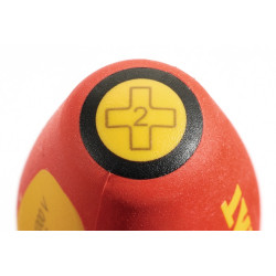 Schraubendreher Gr.PH 1 Klingen L.80mm VDE isol.TECWERK