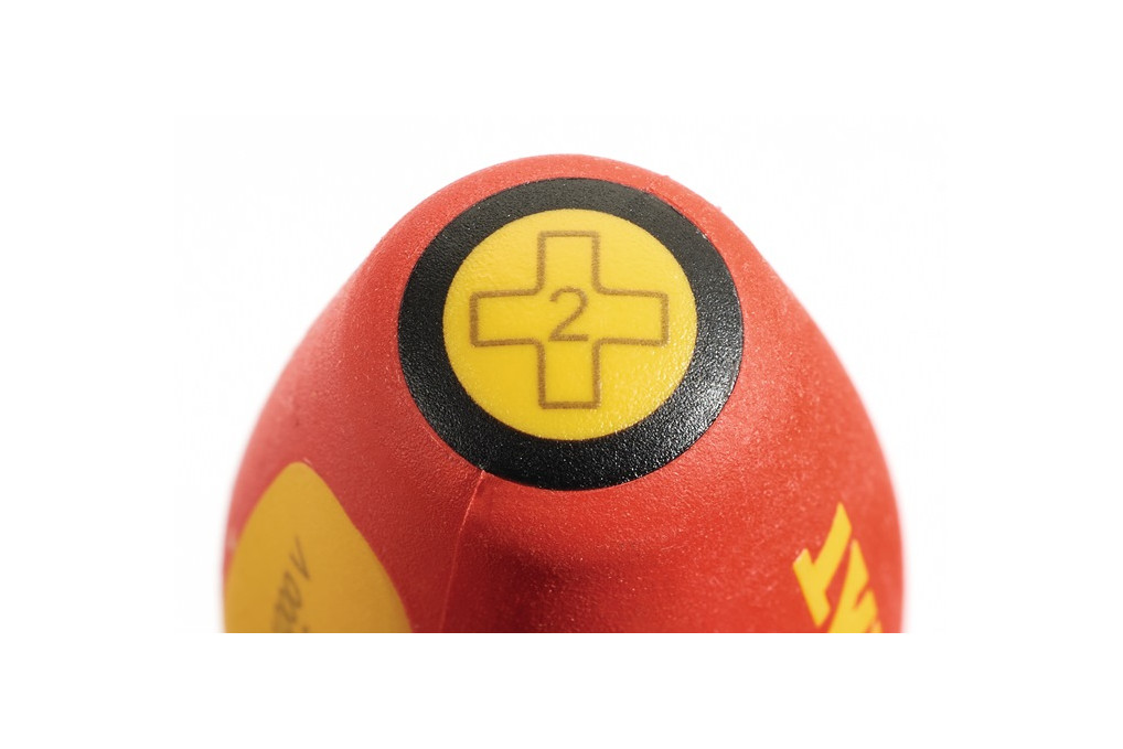 Schraubendreher Gr.PH 1 Klingen L.80mm VDE isol.TECWERK