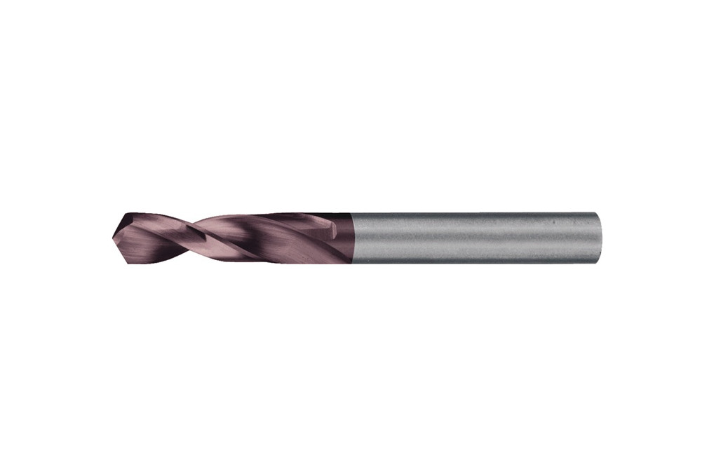 Spiralbohrer DIN 6539 TypN D.10mm VHM TiAlN HA ext.kurz TECWERK