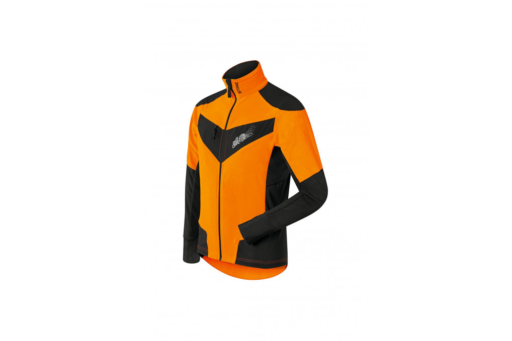 DYNAMIC, Fleecejacke Gr. S warnorange