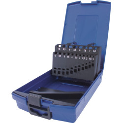 Leerkassette f.Spiralbohrer DIN 338 Abm.1 10mm steig.um 0,5mm 19 tlg.Ku.TECWERK Leerkassette f.Spiralbohrer DIN 338 Abm.1 10mm steig.um 0,5mm 19 tlg.Ku.TECWERK