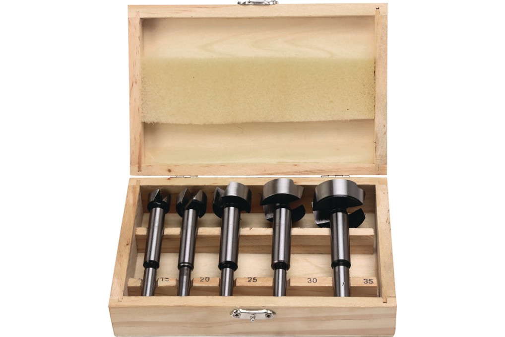 Forstnerbohrersatz 5 tlg.D.15,20,25,30,35mm TECWERK