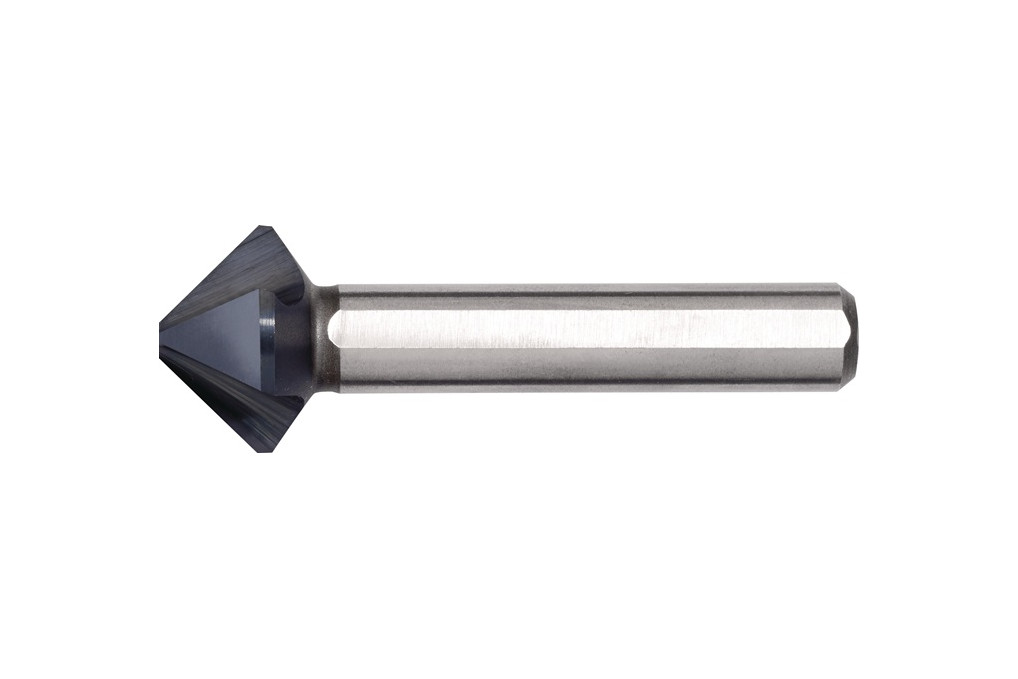Kegelsenker DIN 335C 90Grad D.12,4mm HSS Nano 3 Fl.schaft Z.3 TECWERK