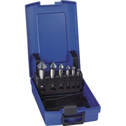 Kegelsenkersatz DIN 335C 90Grad 6,3 20,5mm HSS Nano 6 tlg.Ku. Kass.TECWERK