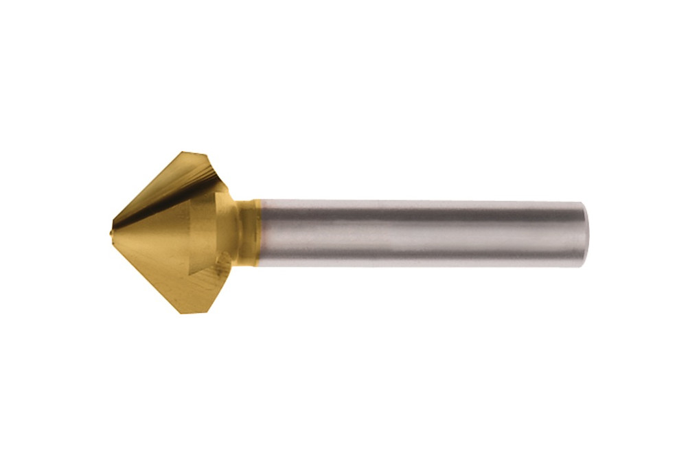 Kegelsenker DIN 335C 90Grad D.10,4mm HSS TiN Z.3 TECWERK Kegelsenker DIN 335C 90Grad D.10,4mm HSS TiN Z.3 TECWERK