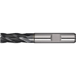 Schaftfräser DIN 844 Typ HR D.10mm HSS Co PM ALCRONA Weldon Z.4 kurz TECWERK