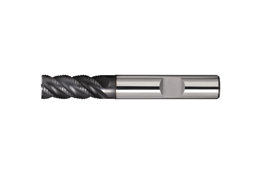 Schaftfräser DIN 6527L Typ NR UNI D.8mm Einsatz L.25mm VHM TiAlN HB Z.4 lang TW