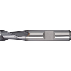Bohrnutenfräser DIN 327D TypN D.12mm HSS Co8 TiCN Weldon Z.2 kurz TECWERK Bohrnutenfräser DIN 327D TypN D.12mm HSS Co8 TiCN Weldon Z.2 kurz TECWERK