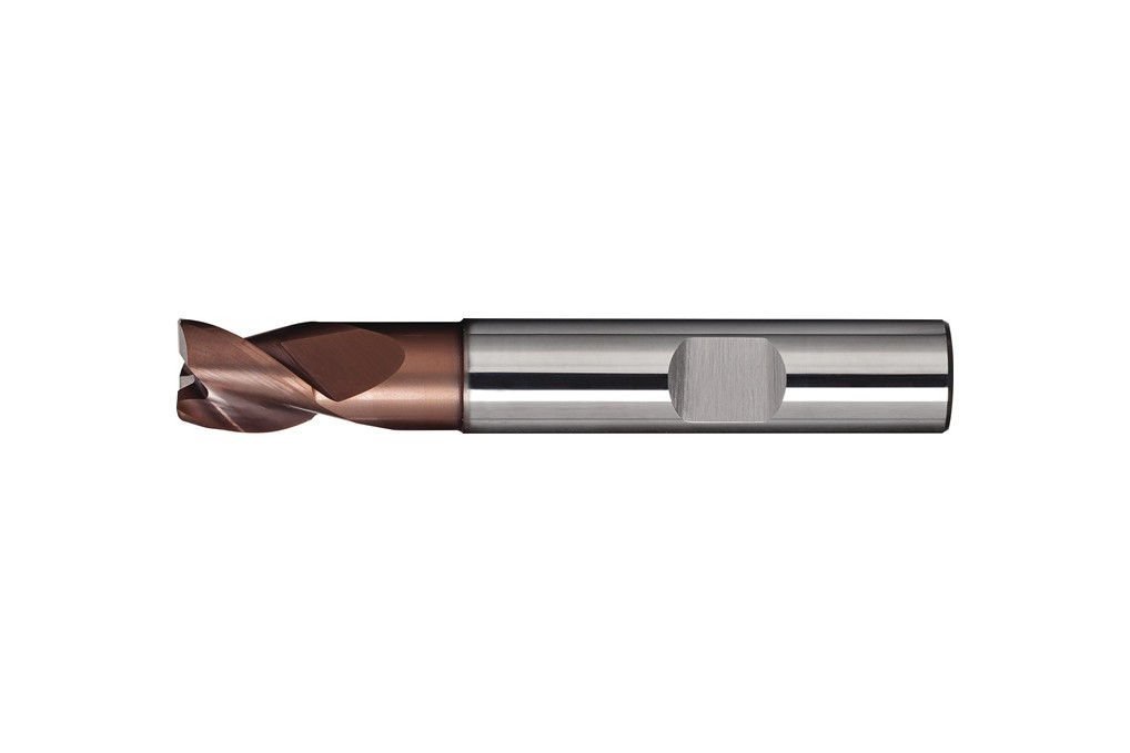Bohrnutenfräser DIN 6527K TypN D.6mm VHM TiAlN HB Z.3 kurz TECWERK