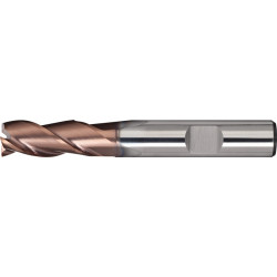 Bohrnutenfräser DIN 6527L TypN D.20mm VHM TiAlN HB Z.3 lang TECWERK