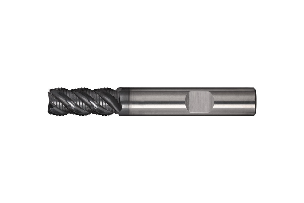 Schaftfräser DIN 6527L Typ HR D.12mm Einsatz L.38mm VHM TiAlN HB Z.4 lang TW