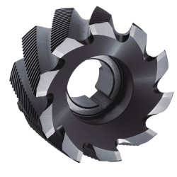 Walzenstirnfräser DIN 1880 Typ HR D.50mm HSS Co5 TiCN Z.8 TECWERK