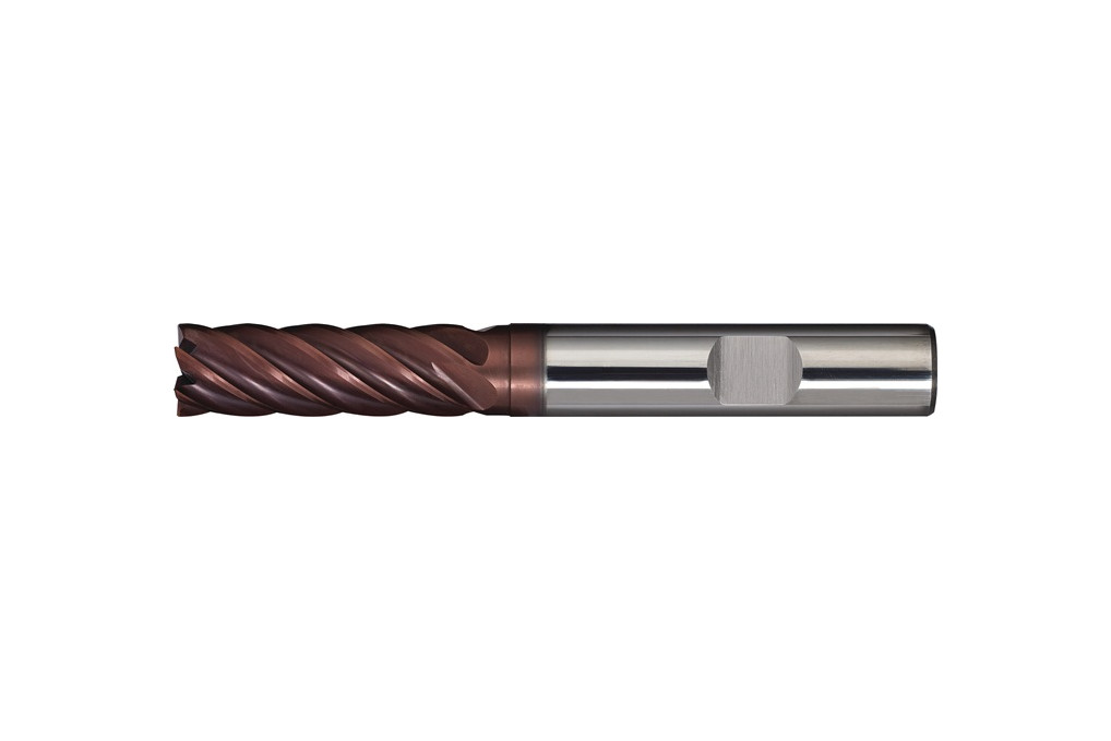 Schaftfräser D.10mm Einsatz L.35mm VHM TiAlN 35 38Grad HB Z.6 ext.lang TECWERK