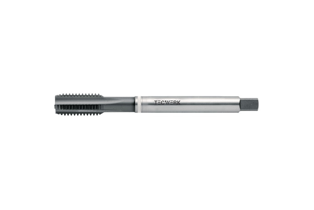 Maschinengewindebohrer DIN 376C GG M16x2mm HSS Co TiCN 6HX TECWERK Maschinengewindebohrer DIN 376C GG M16x2mm HSS Co TiCN 6HX TECWERK