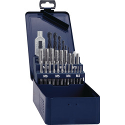 Gewindebohrersatz DIN 352 M3 M12 29tlg.HSS TECWERK