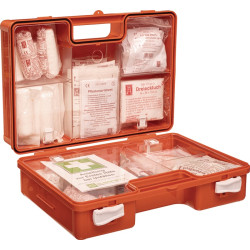 Erste Hilfe Koffer DIN 13169 2021 B310xH210xT130ca.mm orange B SAFETY Erste Hilfe Koffer DIN 13169 2021 B310xH210xT130ca.mm orange B SAFETY