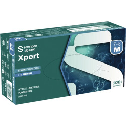 Einw. Handsch.SEMPERGUARD XPERT Gr.8 9 blau Nitril 100 St. Box