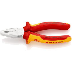 Kombizange L.160mm verchr.Mehrkomp. Hüllen VDE KNIPEX