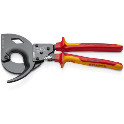 Kabelschneider Gesamt L.320mm max.60 (600 mm²)mm pol.Mehrkomp. Hüllen VDE KNIPEX