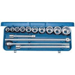 Steckschlüsselsatz 32 EMU 2 14 tlg.3 4 Zoll SW 22 50mm Z.50 6KT GEDORE