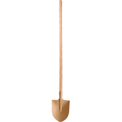 Frankfurter Schaufel 240x300mm m.ger.Stiel funkenfrei ENDRES TOOLS