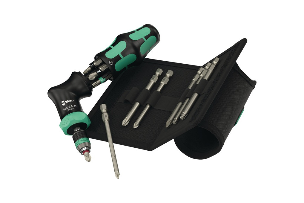 Magazinbithalter Kraftform Kompakt Pistol RA R 2 13 tlg.PH PZ TORX WERA
