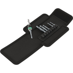 Kombigewindebohrer Bit Satz 847 7 8 tlg.1 4 Zoll Falt Ta WERA