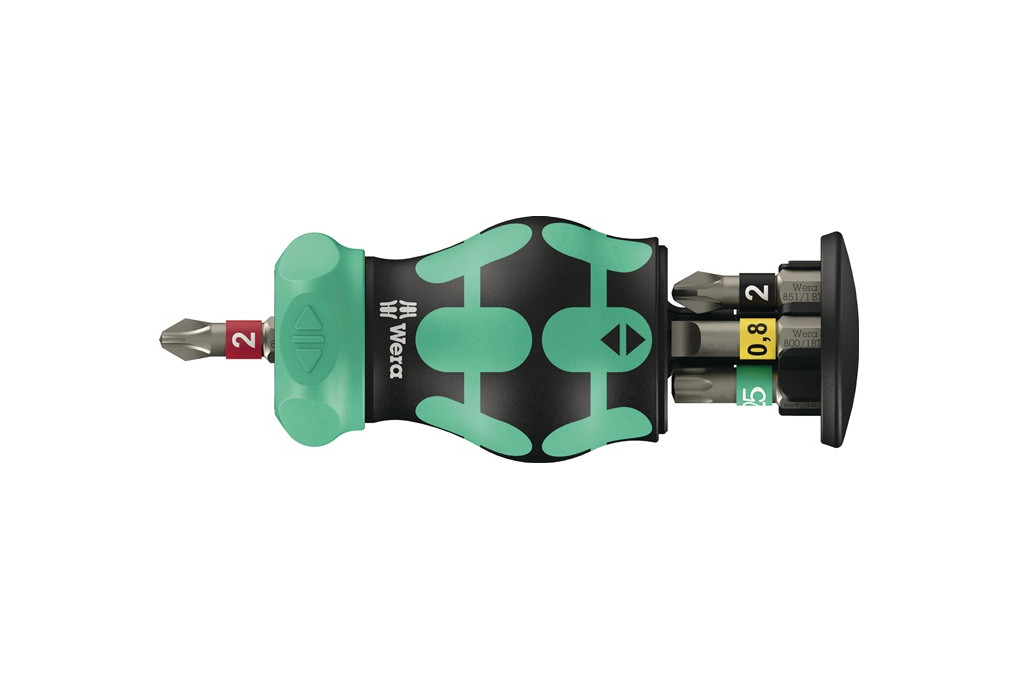 Magazinbithalter KK Stubby Magazin RA 2 6 tlg.BZT Schlitz PH PZ TORX® WERA Magazinbithalter KK Stubby Magazin RA 2 6 tlg.BZT Schlitz PH PZ TORX® WERA
