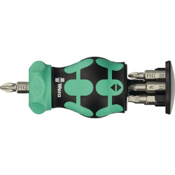 Magazinbithalter KK Stubby Magazin RA 4 6 tlg.Z Schlitz PH PZ 4 KT.WERA
