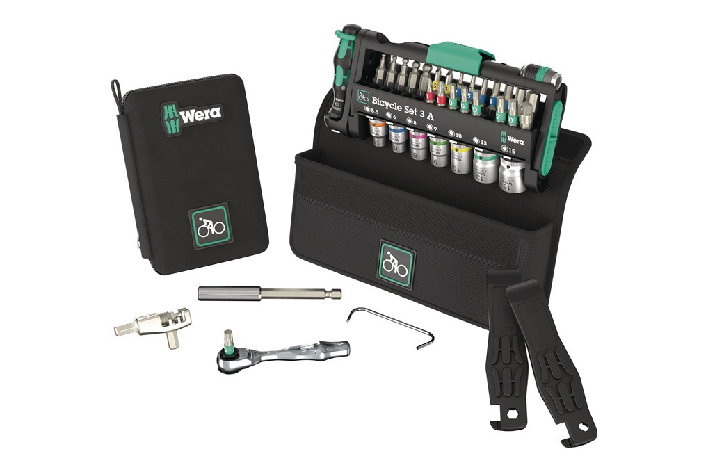 Bit  Steckschlüsselset Bicycle Set 3 A 38 tlg.BZT PH TORX® Schlitz 6 KT.WERA